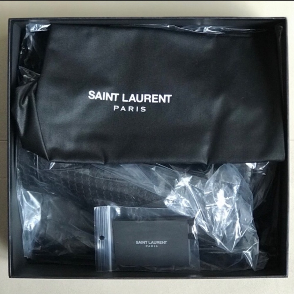 Host Pick! Saint Laurent Black Booties - Picture 2 of 12